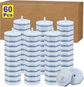 60pcs Disposable Toilet Wand RefillsCompatible with Most Toilet Brushes5X Cleaning Power Toilet Bowl CleanersNo Falling ApartUpgrade Fiber Cleaner Headsfor Closestool Bathroom Cleaning