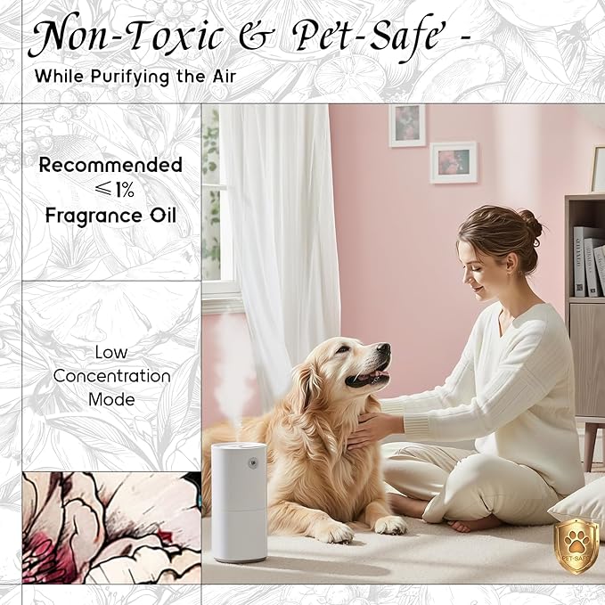 HIQILI Peony Fragrance Oil for Home Diffuser Idea for Making Candle Women's Perfume Car Air Freshener Skin &amp Body Care - 5.07 Fl Oz