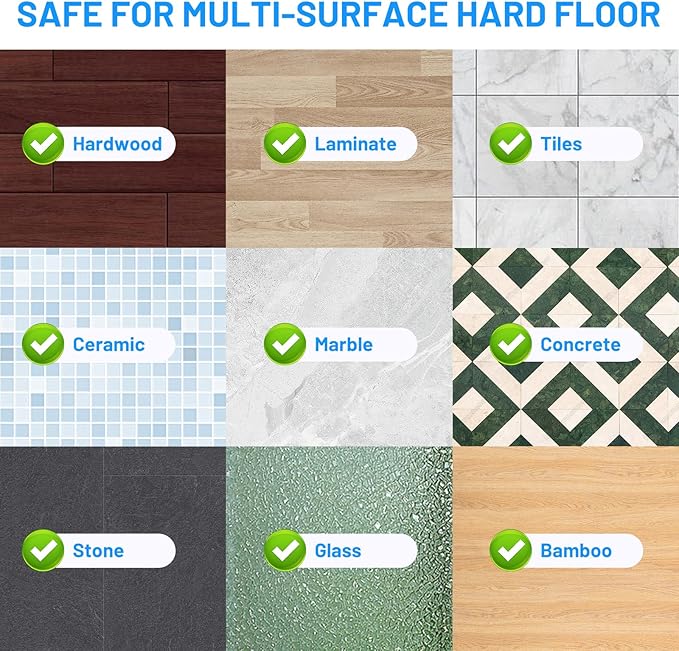 Spray Mop for Hardwood Floor Cleaning with 2 Disposable Refills &amp 5 Reusable Microfiber Pads
