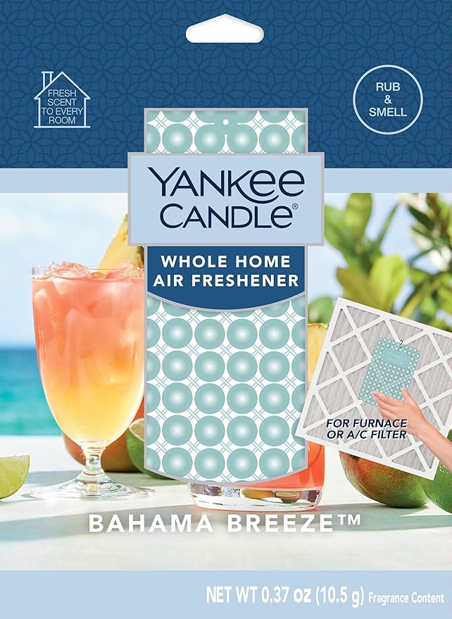 Yankee Candle Bahama Breeze Whole Home Air Freshener (Pack of 8)