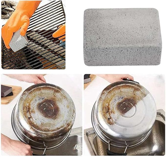 18Pcs BBQ Grill Clean Brick Block Barbecue Cleaning Stone BBQ Racks Stains Grease Cleaner Gadgets Kitchen BBQ Tools