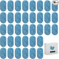 36 Pieces Foam Shield for Smart Toilet Splash-Resistant Toilet Cleaner Fresh Air Easy Cleaning Universal Fit 1-Year Supply
