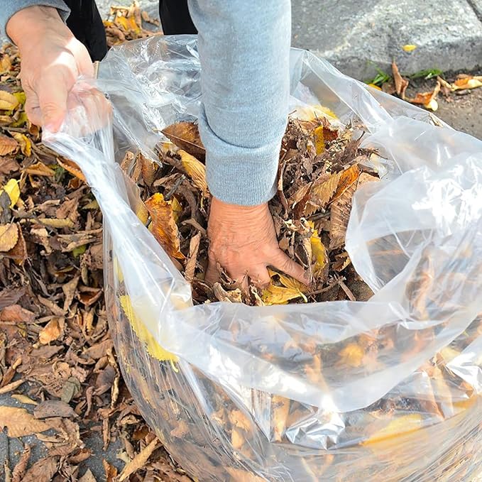 Zopnny 18 Gallon Garbage Bags Clear Large Trash Bags 100 Counts