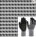 100 Pairs Warehouse Gloves Bulk Safety Work Microfoam Nitrile Coated Seamless Knit Nylon Glove for Men(XL)