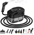 Pressurized Handheld Steam Cleaner 2500W 54oz Large-Capacity Steamer with 3-Level Adjustable Steam 15s Heat-Up &amp 15Pcs Accessories – for Car Tile Grout Couch Floor Bed Dirt Furniture