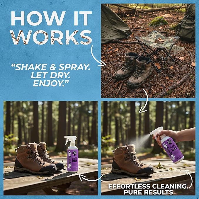 Fabric Freshener Spray 32oz. 'Lavender' Odor Remover Spray. Shoe Deodorizer Carpet Deodorizer Odor Eliminator for Strong Odors Cleaning Supplies. ProvenSafe™ Fabric Freshener for Sensitive Gear