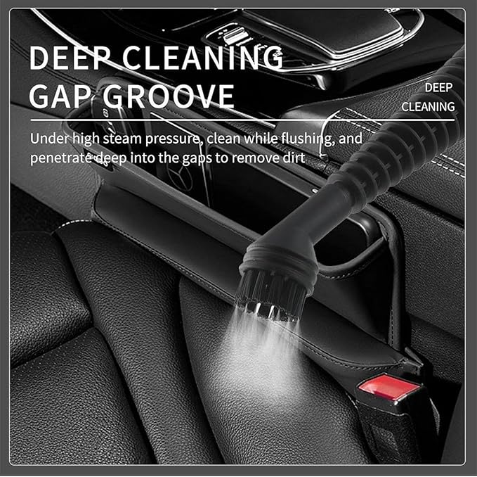 Pressurized Steam Cleaner for Home Handheld Multi-Surface Natural Steam Cleaner Lightweight and Maneuverable Ideal for Tile Sink Stove Windows Upholstery Car and More
