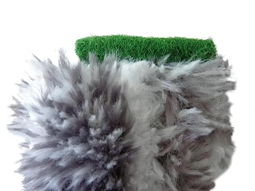 Unger Commercial 14 Microfiber Window Washer Sleeve with Dual Scrub Pads – High Water Retention and Streak-Free Cleaning NJ350