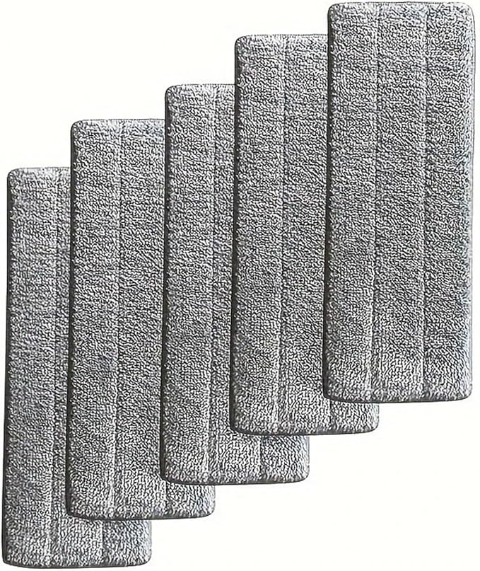 Compatible for JOYBOS 40cm Mop Cloth Kit 3-20pcs Microfiber Mops Pad Replacement Microfiber Washable Spray Set Accessories Cleaner Pad Gray(40cm-only-10-rags)