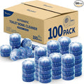 Vacplus Automatic Toilet Bowl Cleaner Tablets Drop-In Tank Cleaner for Bathroom Prevent Stains &amp Deodorize Long-Lasting Cleaning Tabs Easy-Use Freshener for Bowl &amp Tank 100 Pack
