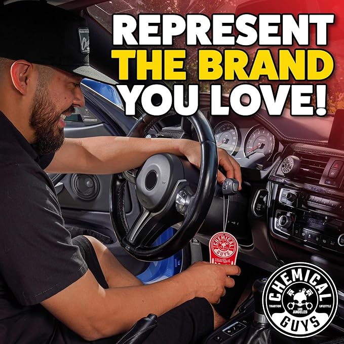 Chemical Guys Hanging Air Freshener Fresh Cherry Scent 12 Pack Great for Cars Trucks SUVs RVs Home Garage Workspace Dorm Room &amp More (4 x 3 Packs) - AIR40604