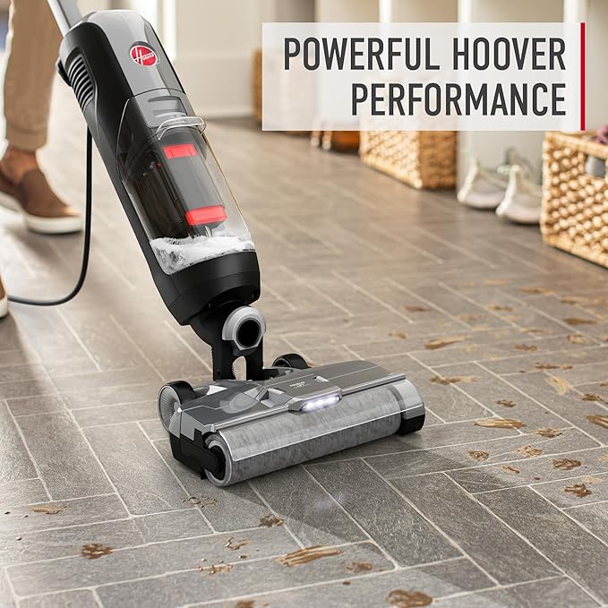 Hoover 64 oz Pure Essentials Hard Floor Cleaner Solution for Sealed Hard Floors Botanical Citrus Scent Full Strength Cleaning Made From Plants AH31465