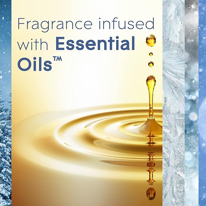 Glade PlugIns Refills Air Freshener Scented and Essential Oils for Home and Bathroom Snow Much Fun 3.35 Fl Oz 5 Count