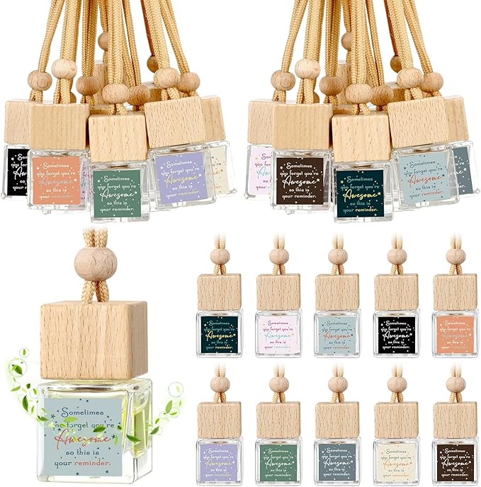 30 Pcs Appreciation Gift Bulk for Coworker Inspirational Empty Hanging Car Air Freshener Diffuser Sometimes You Forget Your Awesome Thank You Gifts for Nurse Staff Teachers