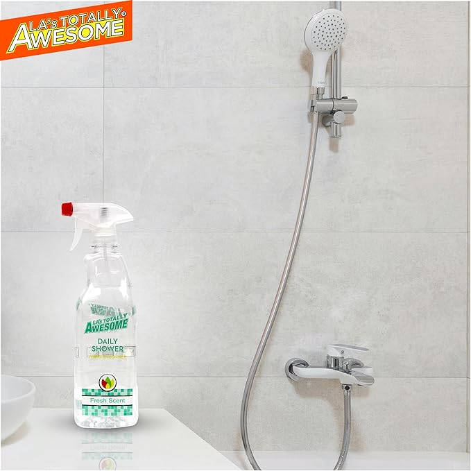 La's Totally Awesome All Purpose Cleaner 64 oz Mega Cleaner + Shower Cleaner Plant-Derived Spray 32oz (Pack of 3)