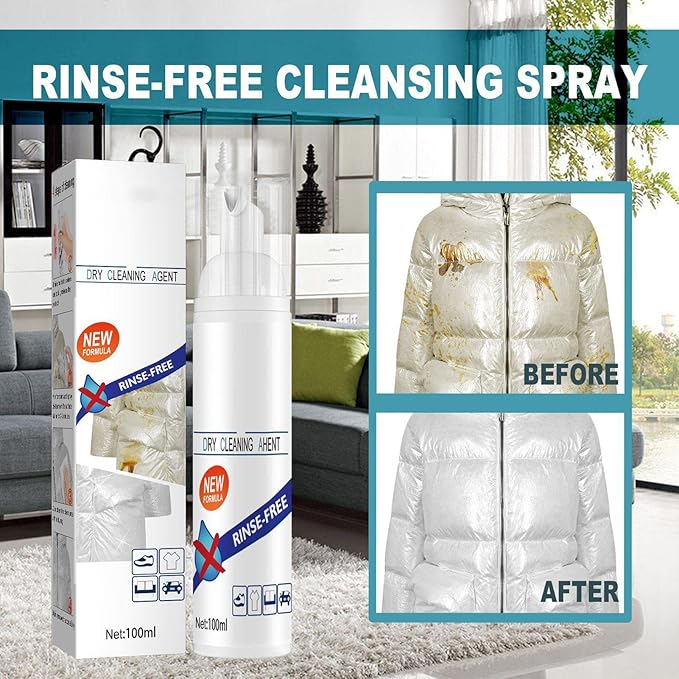 Mattress Stain Remover Extra Strong Stain Eraser Fabric Cleaner Removes Deep Sitting Stains - Dry Wash Spray All Purpose Washing-Up Liquid for Almost All Types of Fabrics