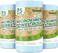 Microfiber Cleaning Cloths Roll 225 Pack Tear Away Microfiber Towels Roll 12 x 12 Lint Free Rags Reusable Cleaning Cloths Washable Scratch FreeUltra Absorbent Dish Rags(Blue)