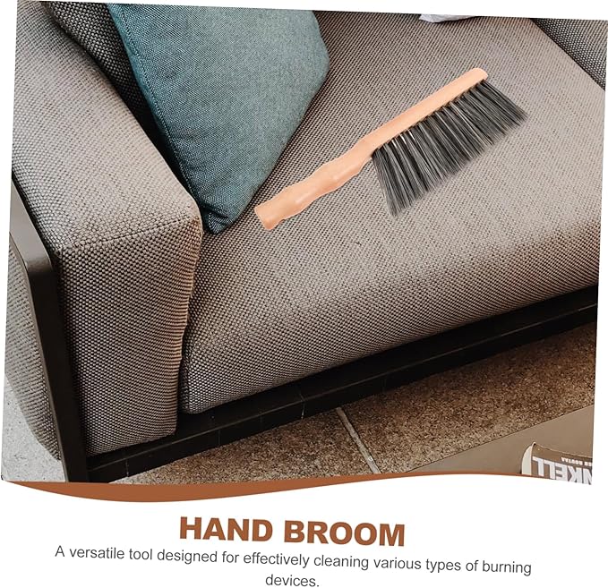 minkissy 5pcs Fireplace Brush Hand Broom Cleaning Accessory Mantel Brush Material