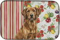 Caroline's Treasures Chesapeake Bay Retriever Vegetables Dish Drying Mat Absorbent Dish Drying Mat Pad for Kitchen Counter Dish Drainer Mat for Countertop 14 x 21 Multicolor