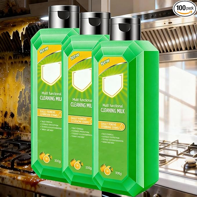 Cleaning Milk House Cleaner10.6 oz Heavy Oil Cleaner Stain Powerful Multifunctional Concentrated Cleansing Lotion Effective Cleaning Milk Used For Kitchen To Heavy Oil Stains (3)