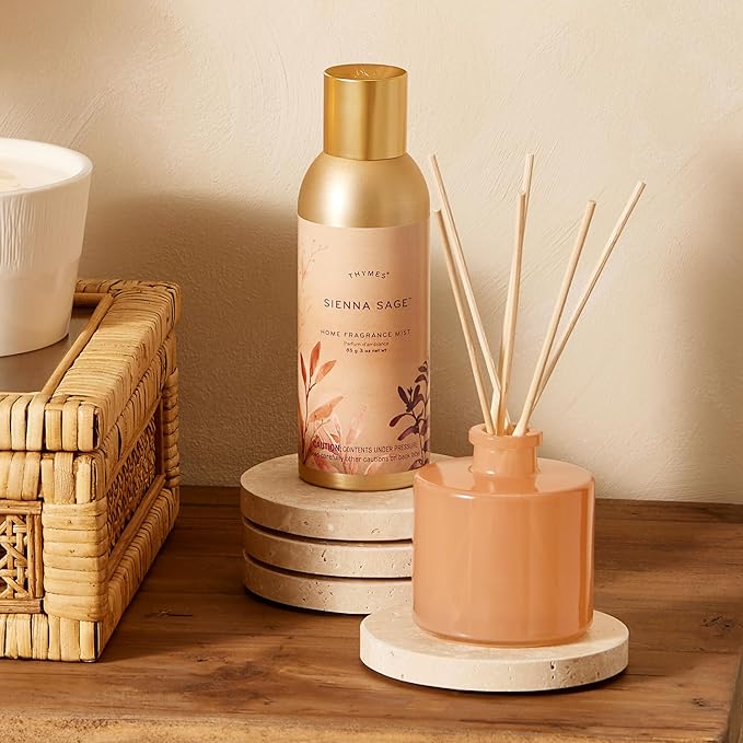 Thymes Sienna Sage Home Fragrance Mist (3.0 oz) (Pack of 2)