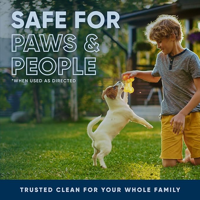 Outdoor Odor Eliminator | Outside Dog Urine Enzyme Cleaner – Powerful Pet Cat Animal Scent Deodorizer | Professional Strength for Yard Turf Kennels Patios Decks (32oz)