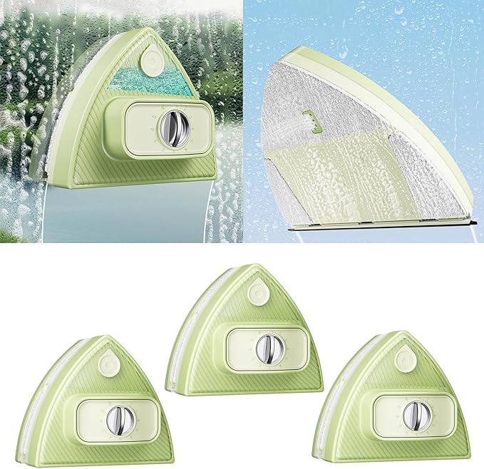 Magnetic Double Sided Window Cleaner for High Rise and Home Use Adjustable Strength for Various Glass Thicknesses