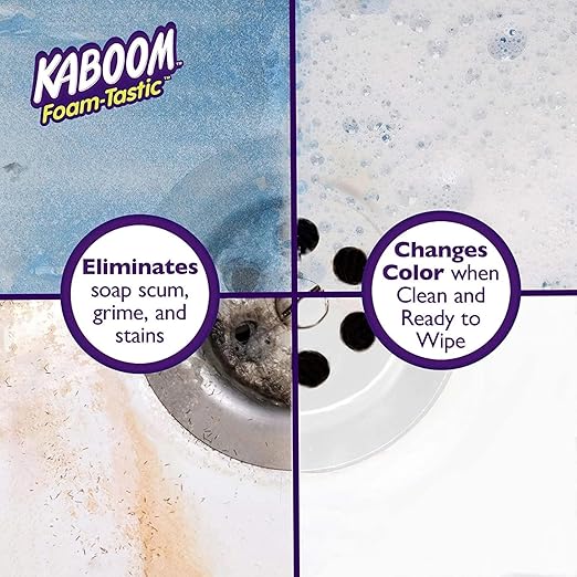 Arm &amp Hammer 57037-35270 Kaboom Foam-Tastic with OxiClean Fresh Scent 19 oz (Pack of 8)