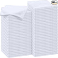 Nuenen Microfiber Cleaning Cloths for Cars 16 x 16 Inch Ultra Absorbent Car Towels Drying Reusable Cleaning Supplies House Kitchen Window Microfiber Towel(White60 Pcs)