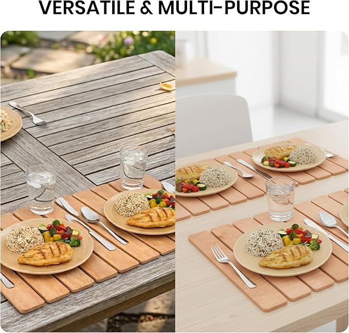 Large Stone Drying Mat 24x16 – Diatomaceous Earth Stone Dish Drying Mat – Foldable Ultra-Absorbent &amp Quick-Drying Countertop Protector for Cups Plates Utensils &amp Cookware - Wood Grain Tex