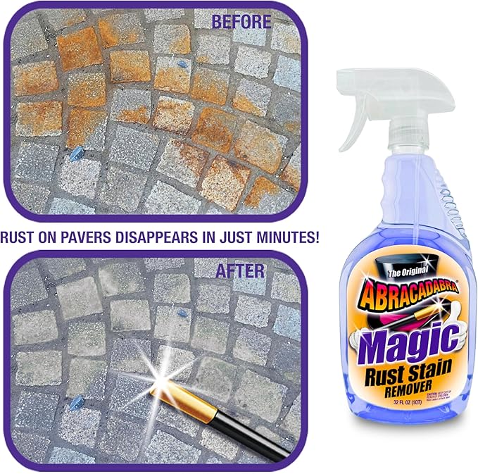 Abracadabra® Duo Contractor Strength Wonder Cleaner- 16oz and Magic Rust Remover 32oz