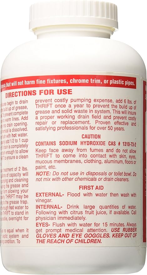 Thrift Marketing GIDDS-TY-0400879 Drain Cleaner 2 lb  White