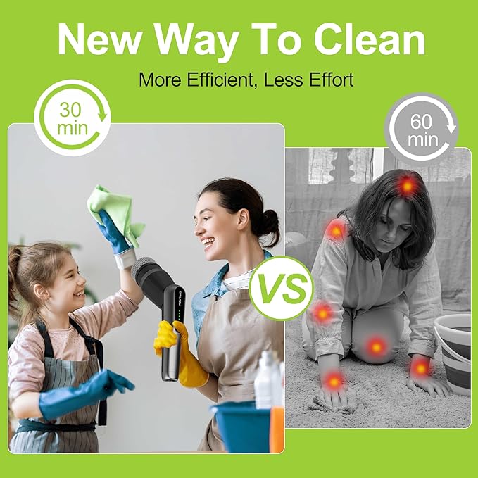 G2-Pro Electric Spin Scrubber - Upgraded 10-in-1 Scrubber Brush Electric Retractable Handle &amp 2-Speed for Bathroom Bathtub Kitchen Tile Floors(Gray Brush Head