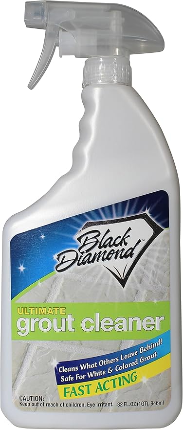 Ultimate Grout Cleaner: Acid-Free Safe Deep Cleaner &amp Stain Remover for Even The Dirtiest Grout. (1-Quart) AND Stone &amp Tile Intensive Cleaner: Concentrated Deep Cleaner. 1-Quart