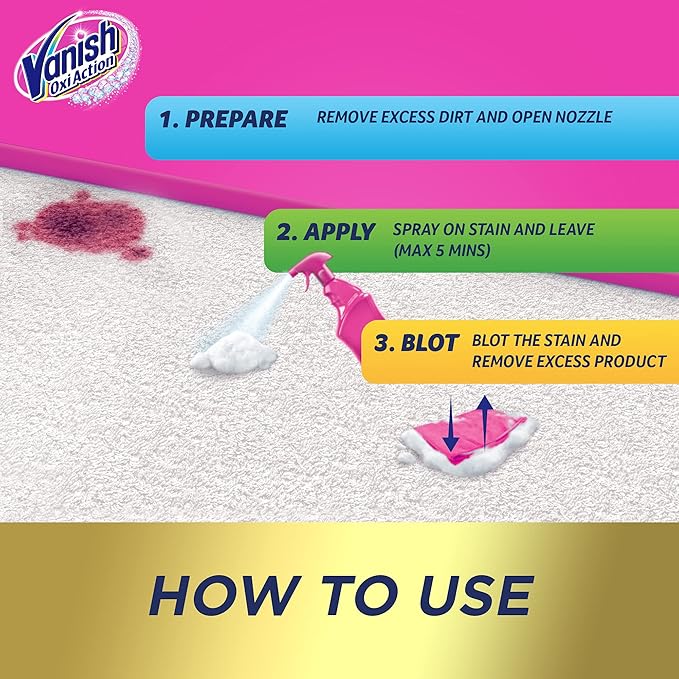 Vanish Gold stain remover foam for the carpet (2 pieces)