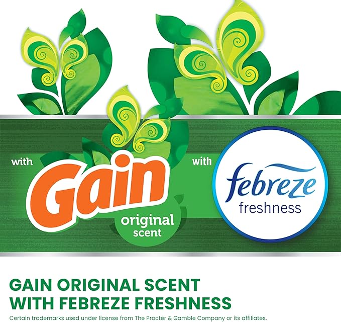 Glad ForceFlex Tall Kitchen Trash Bags 13 Gallon Gain Original 140 Count (Package May Vary)