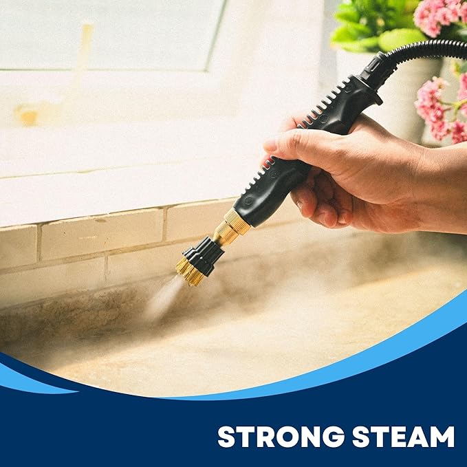 Handheld Pressurized Steam Cleaner 2500W 1000ml High Pressure Steam Cleaner Handheld Steamer Cleaning Machine for Kitchen Couch Floor and More