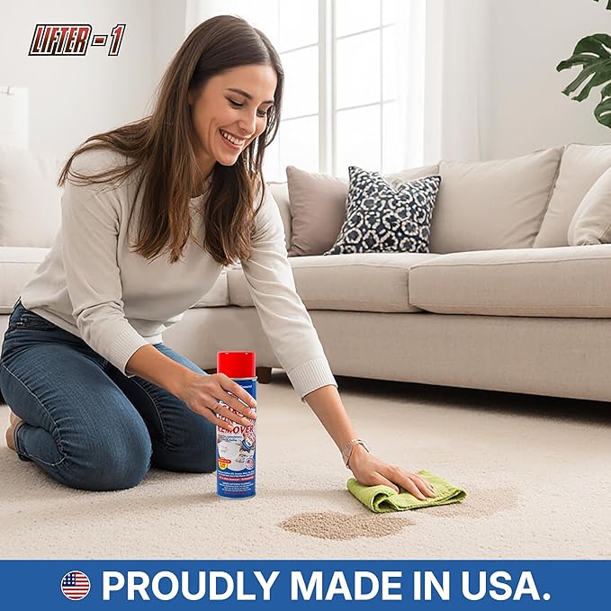 Carpet Spot Remover Stain and Red Wine Remover and Spot Treatment for Oil Grease Urine Cleaning Performance for Rugs Upholstery Fabrics. 18 Fl oz Pack of 1 (72 Fl Oz (Pack of 4))