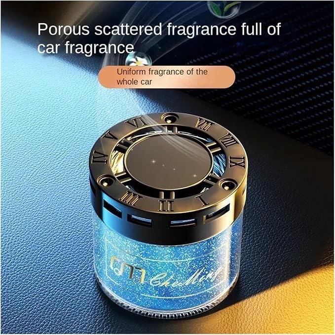 High-End Flowing Sand Solid Fragrance Car Aromatherapy Air Freshener Seat Decoration for Your Vehicle(E)