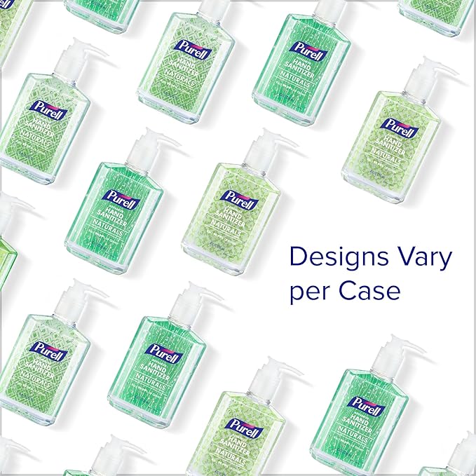 PURELL Advanced Hand Sanitizer Naturals with Plant Based Alcohol Citrus Scent 8 fl oz Pump Bottle (Pack of 4) - 9626-06-ECDECO
