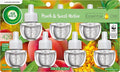 Air Wick Plug in Scented Oil Refill 7 ct Peach &amp Sweet Nectar Air Freshener Essential Oils