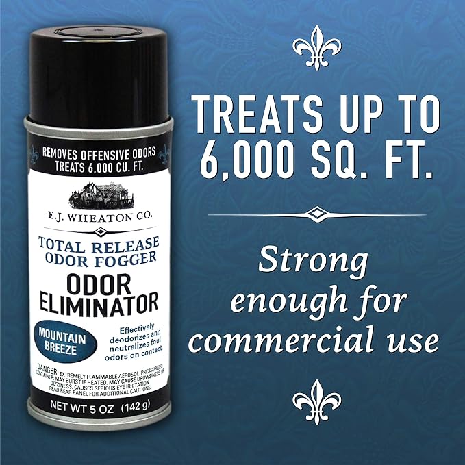 Odor Eliminator Total Release Odor Fogger 3 Pack Effectively Deodorizes and Neutralizes Foul Odors on Contact Mountain Breeze (5 OZ).