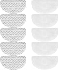 10 Pack Replacement Steam Mop Pads for Bissell Powerfresh Steam Mop 1940 1440 1544 1806 2075 Series Model 19402 19404 19408 19409 1940a 1940f 1940q 1940t 1940w B0006 B0017 Washable Cleaning Pads