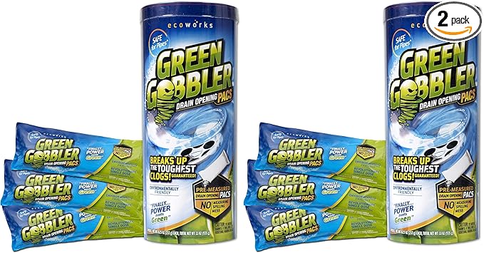 ECOCLEAN SOLUTIONS GGDC3SEMR Gobbler Breaks Up The Toughest Blogs 1 Count (Pack of 2) Green