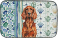 Caroline's Treasures Irish Setter Coastal Sea Glass Dish Drying Mat Absorbent Dish Drying Mat Pad for Kitchen Counter Dish Drainer Mat for Countertop 14 x 21 Multicolor