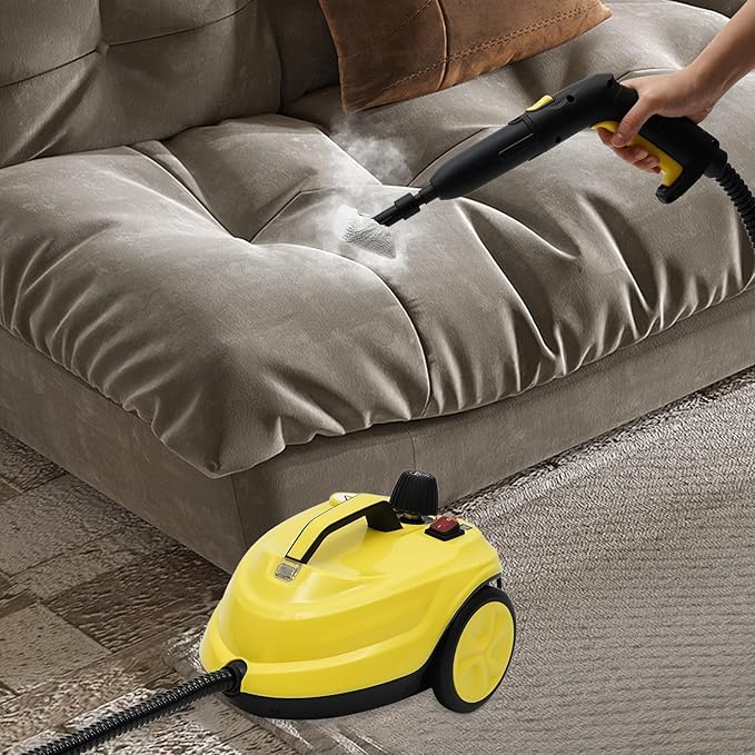 Steam CleanerMultipurpose Steam CleanerHigh-Pressure Steam Cleaner Steam Cleaner Handheld(2000W) High Pressure Steam Cleaner for Home Usewith BrushesSteamer for Cleaning Tile Kitchen Bathroom