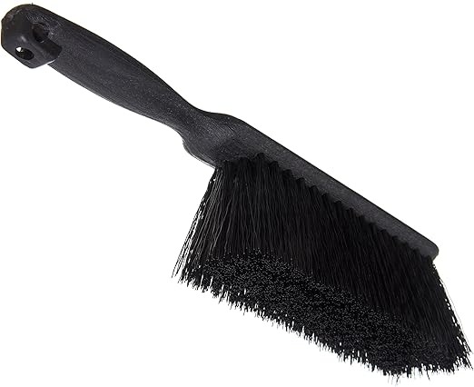 SPARTA Flo-Pac Counter Bench Brush Bench Brush Counter Brush with Polypropylene Block for Cleaning 8 Inches Black (Pack of 12)