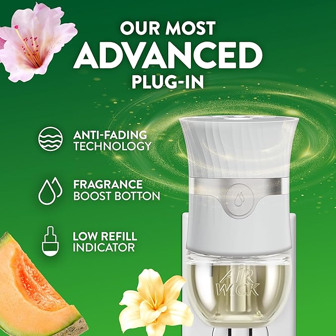 Air Wick Plug in Scented Oil Refill 10ct Summer Delights Scented Oil Air Freshener Essential Oils Eco Friendly