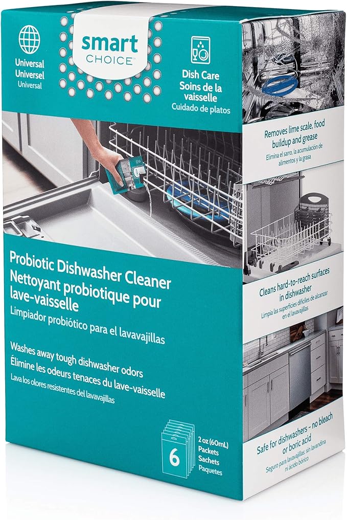 Smart Choice 10SCPROD02 Probiotic Dishwasher Cleaner 6 Treatments