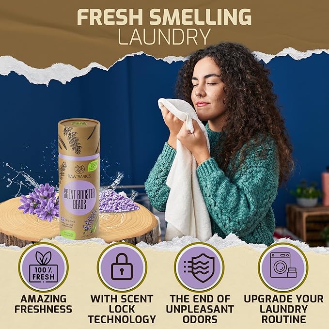 Scent Boosters for Washer Lavender Aroma and Laundry Detergent Sheets Ocean Breeze Scent